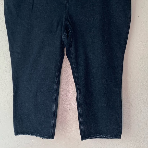 ABERCROMBIE & FITCH Curve Love Ankle Straight Ultra High Rise Denim Jeans NWT - Picture 4 of 8